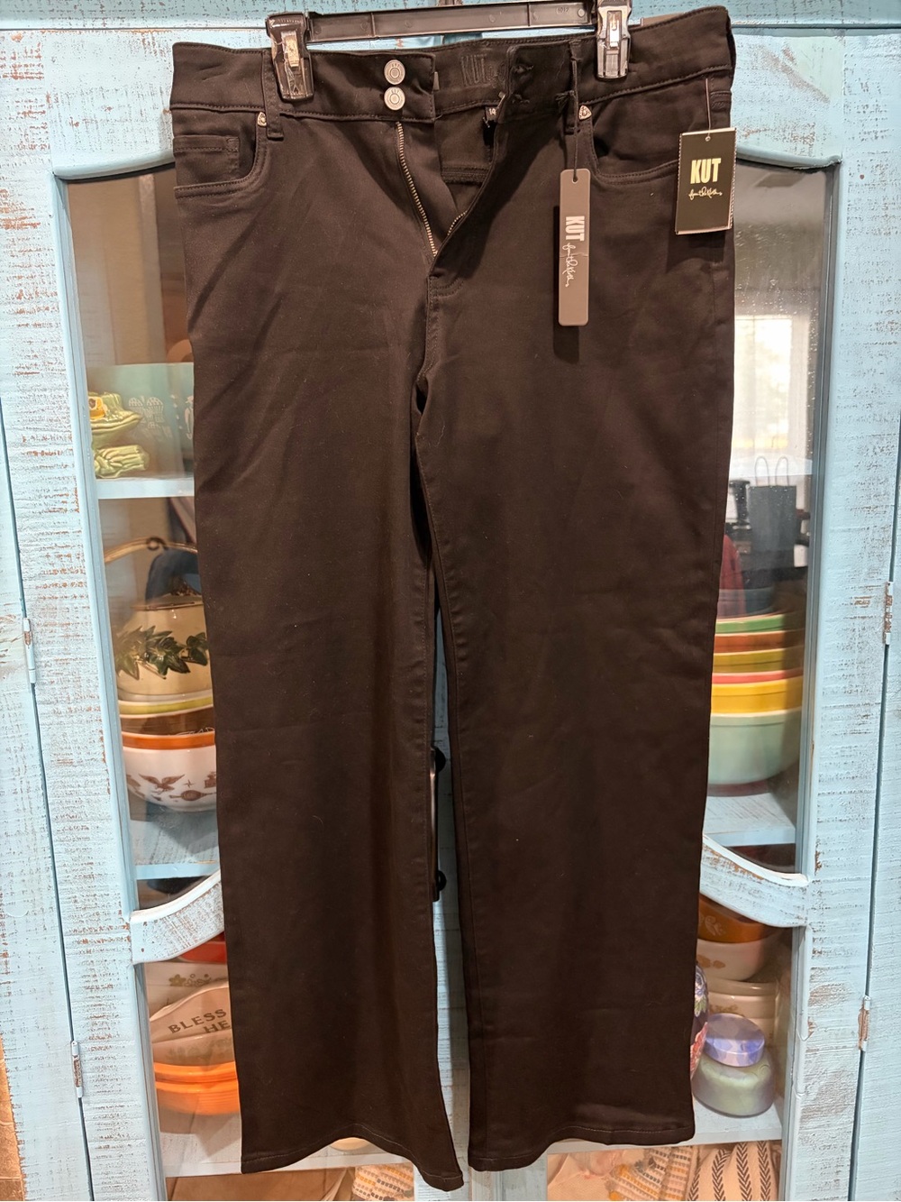 Kut from the Kloth Black Wide Leg Jeans